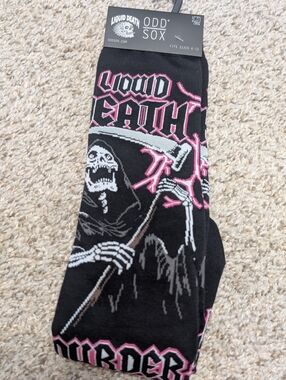 Liquid Death Odd Sox Crew Socks 💀